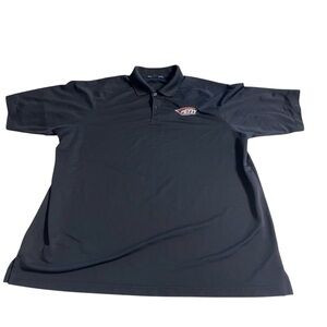 Richard Petty Motorsports Extra Large Team Issued Black Polo Shirt NASCAR Racing